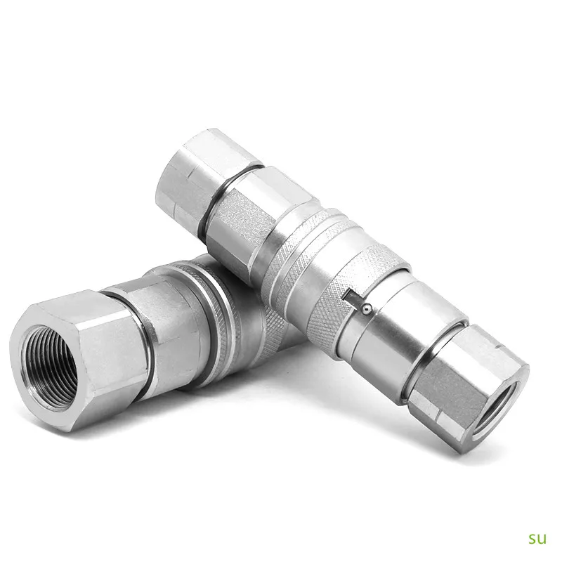 1/4 3/8 1/2 3/4 1 Inch Close Type Hydraulic Quick Couping Quick Coupler Steel Material Plug Socket Connector Set