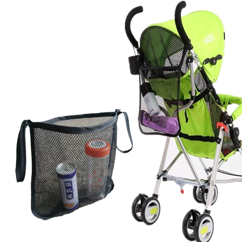 Milk Water Bottle Organizer Bag Baby Stroller Carry Bag Fashion Mummy Baby Diaper Mesh Bag Maternity Insulation Bags