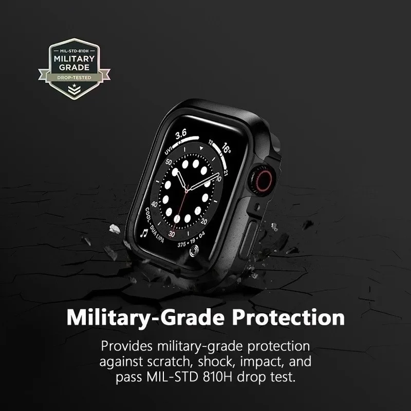 SwitchEasy Modern Odyssey Aluminum Alloy Case Metal + TPUCase Apple Watch Case Series 7 / SE / 6 / 5 / 4 40/41mm 44mm/45mm