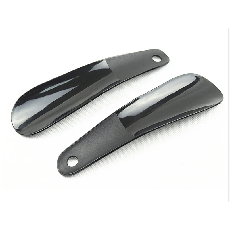 1PCS 16cm Flexible Sturdy Slip Shoe Horns Professional Black Plastick Shoe Horn Spoon Shape Shoehorn Shoe Lifter