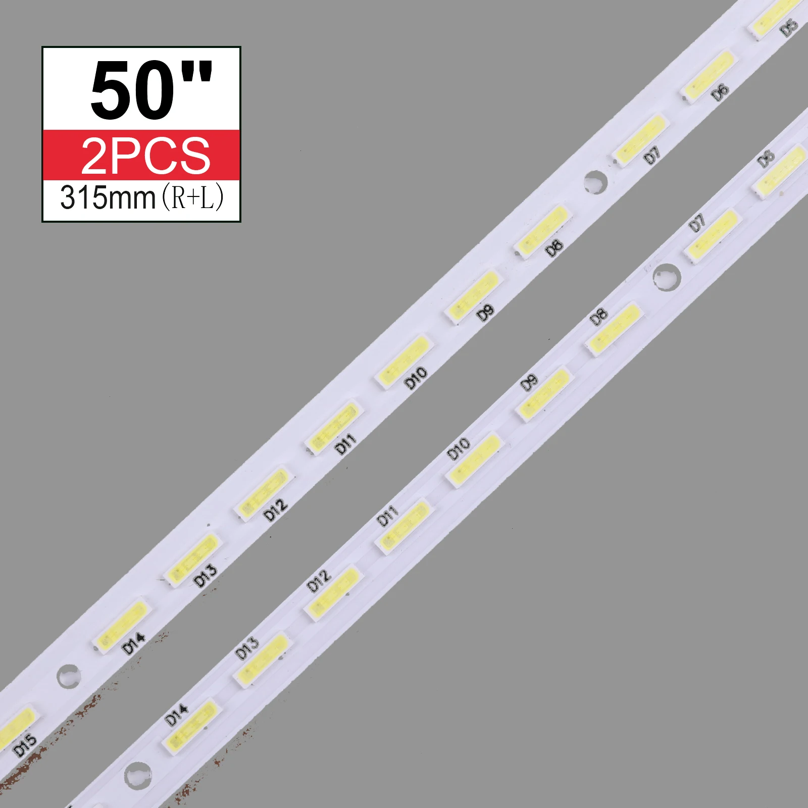 new 2 Pieces/lot L50E5000A V500H1-LS5-TLEM4 V500H1-LS5-TREM4 V500H1-LS5-TLEM4 LED lamp strip V500HJ1-LE1 LS5 28LED 315MM