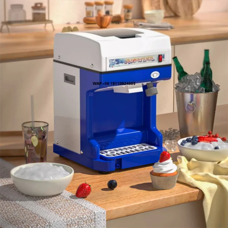 

Commercial Ice Crusher Slush Maker Factory Direct Supply Electric Semi-auto Ice Crusher for Drinks Ice Shaver