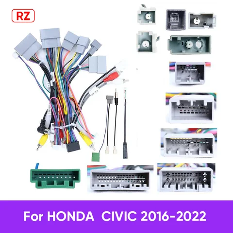 Автомобильный радиоприемник MAMSM для Honda CRV ACCORD CIVIC ELYSION ODYSSEY FIT/JAZZ RZ, кабель питания Android, жгут проводов