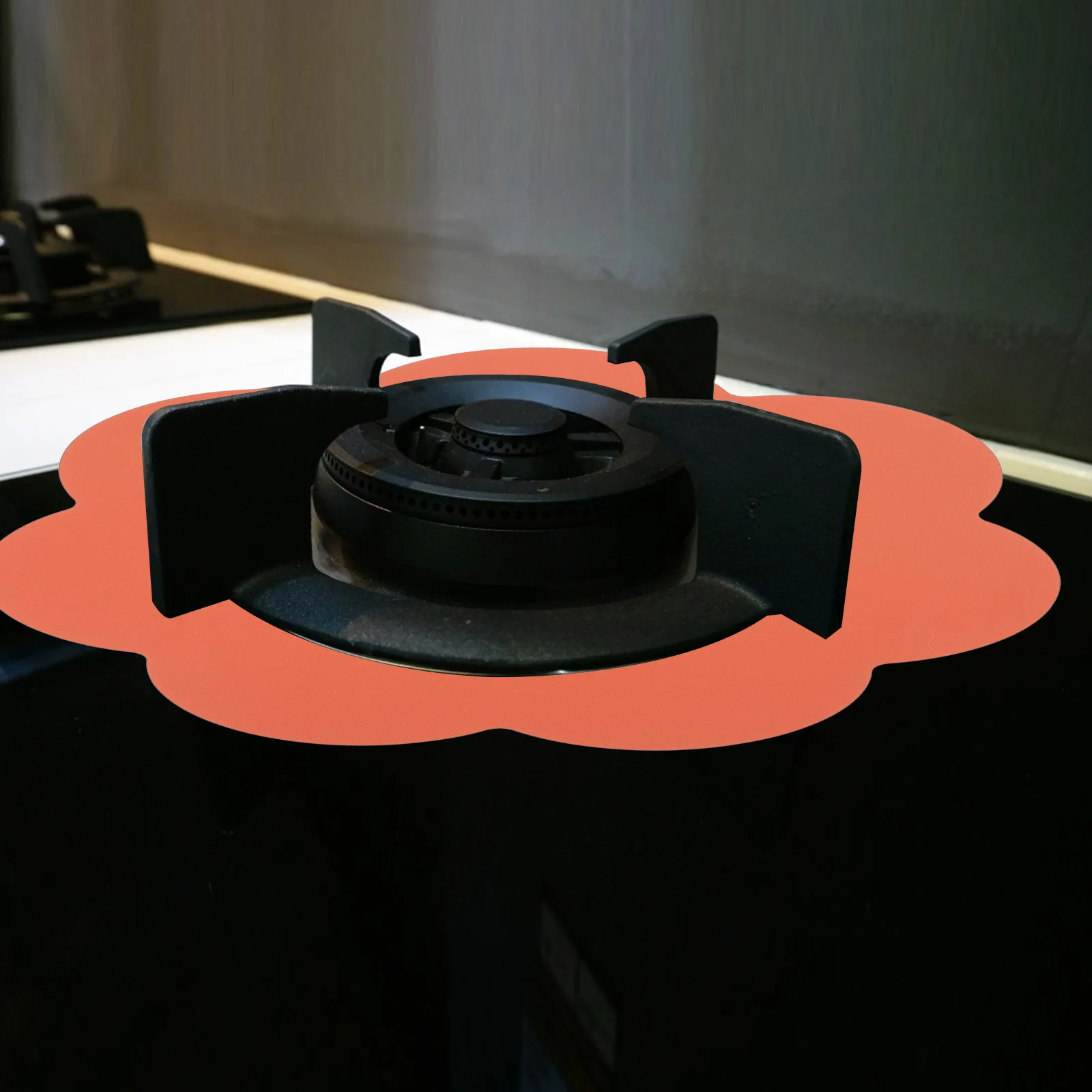 

Anti Oil Pad Reusable Stove Range Cover Fry Pan Washable Protector Gas Protective Cushion Heat Resistant Glass Fiber