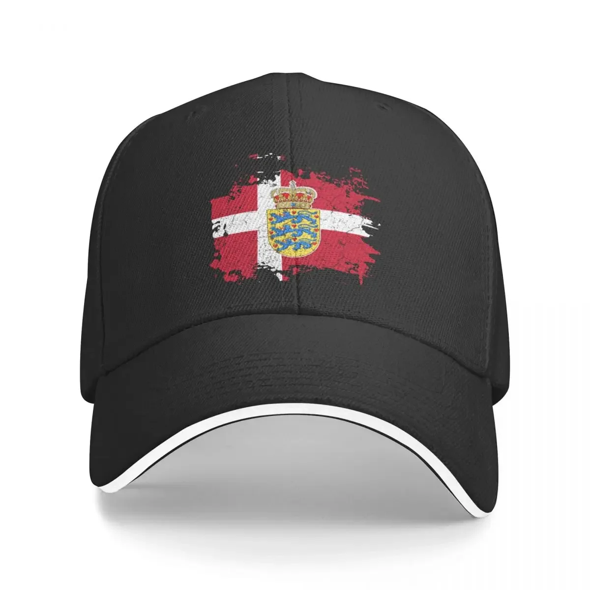 

Denmark flag coat Baseball Cap Luxury Cap Fishing cap Sun Wild Ball Hat Designer Man Women's