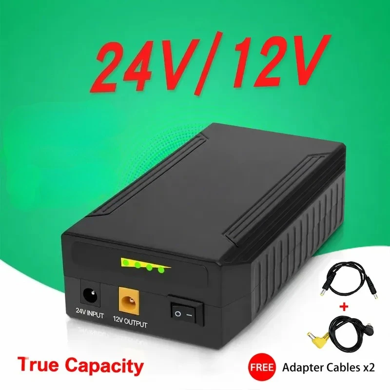 24V Lithium Battery Backup Power Supply for Audio Motor with 12V 18650 Core Small Size High Capacity