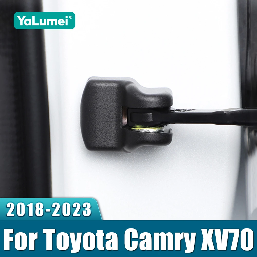 For Toyota Camry XV70 2018 2019 2020 2021 2022 2023 Car Door Convex Buckle Limiter Door Lock Cover Stopper Protector Clip Trims