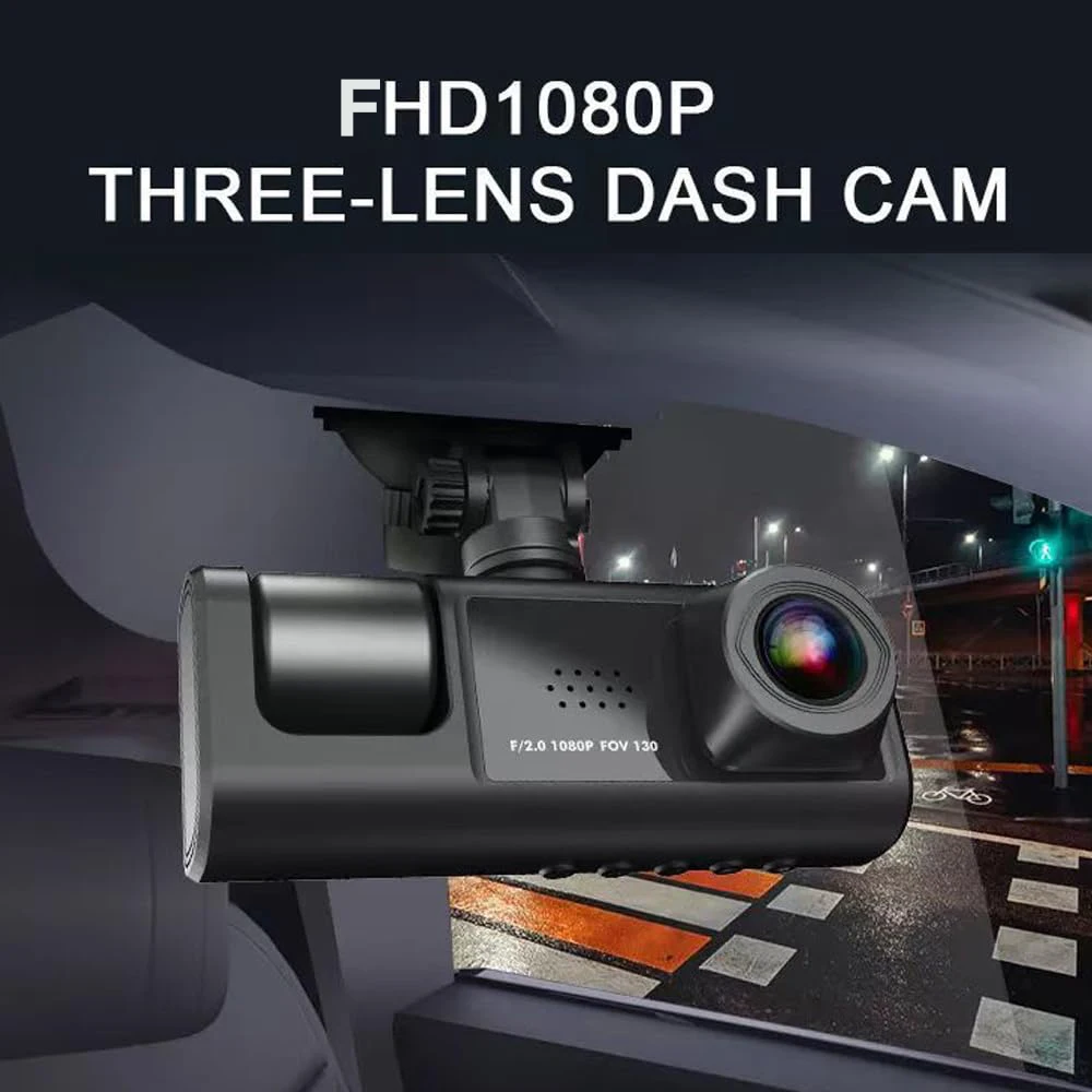 WIFI APP Control Car Dvr 2/3 Channel 1080P Dash Cam for Cars Front / Rear View Recorder Video Car Camera for Car Assecories