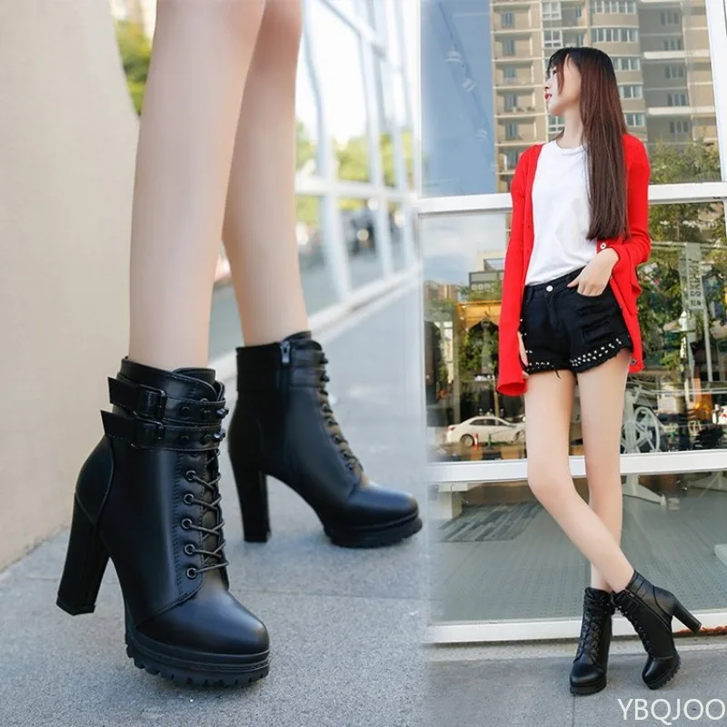 Neue Frühling-Sommer Modische Vielseitige Damenschuhe Retro Minimalistische Stickerei Elegante Runde Spitze Kurze Stiefel Damenstiefel – Detail 6