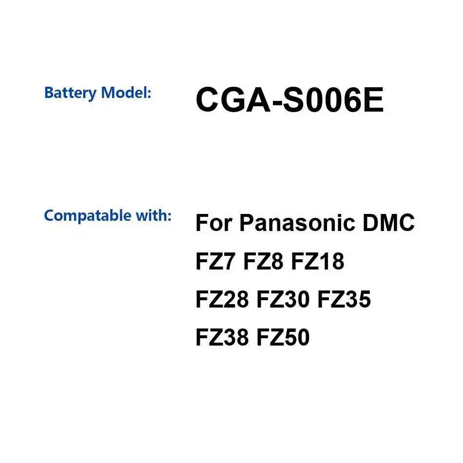 Camera Battery Cga-…
