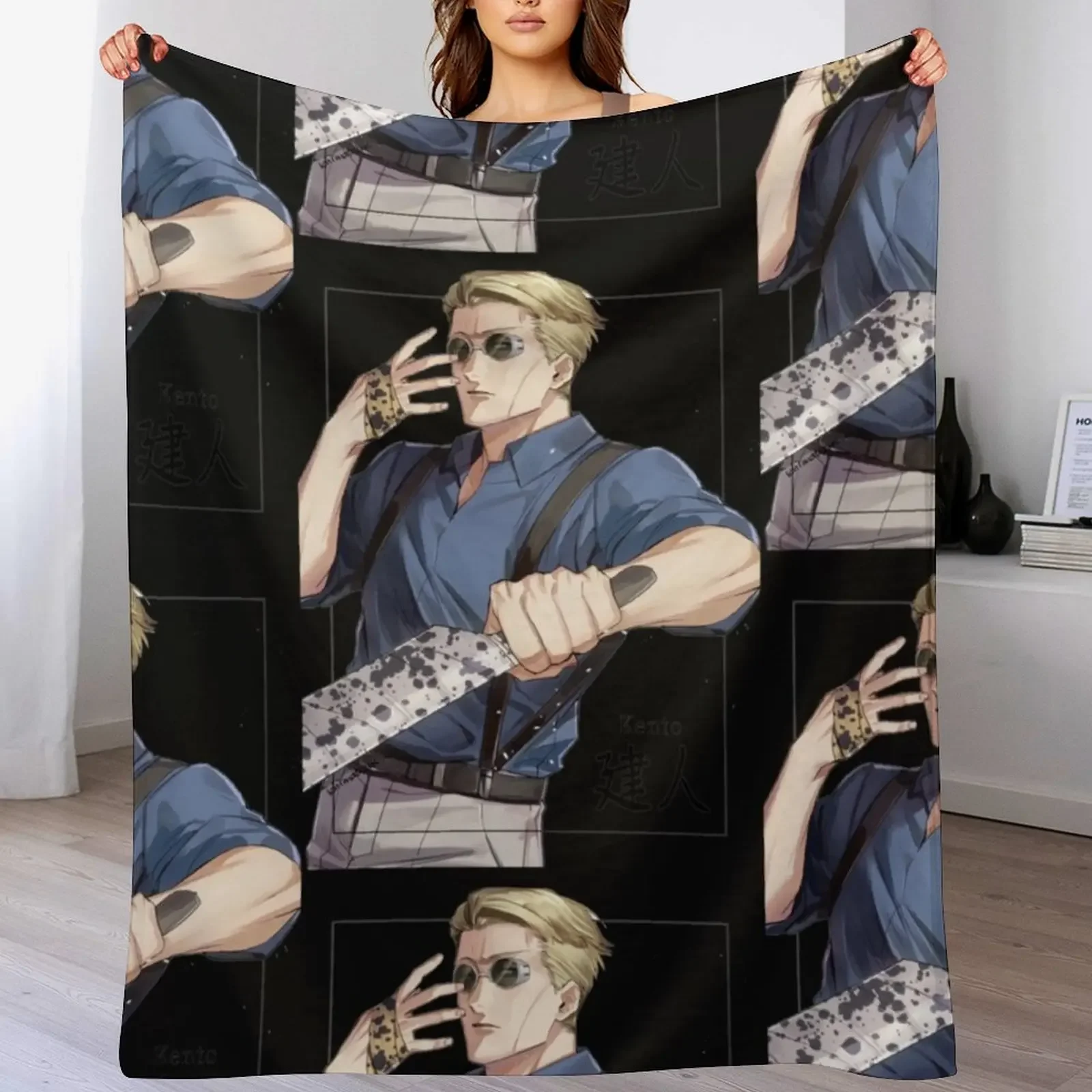 

Nanami Kento Essential Throw Blanket Thin manga Bed for sofa Blankets