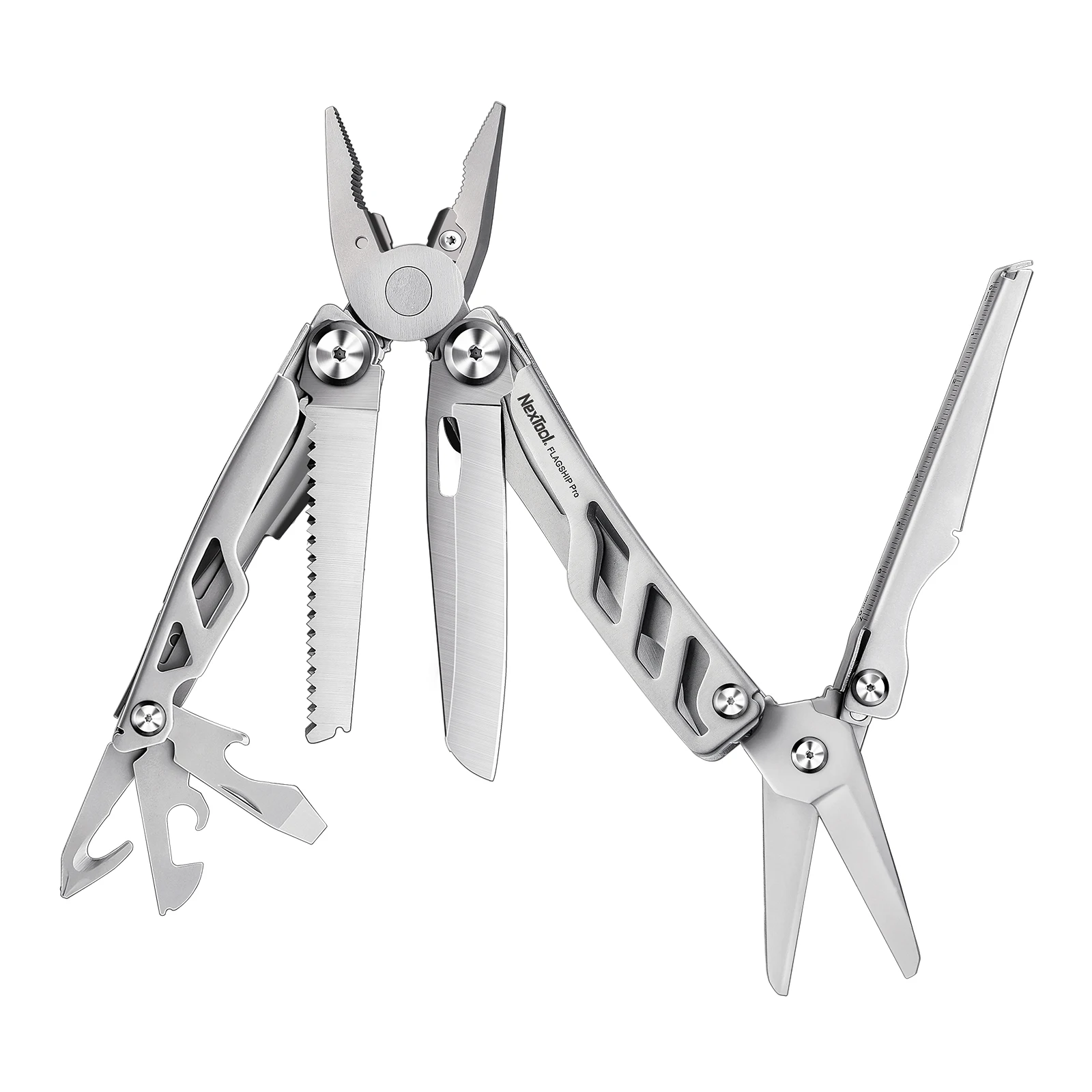 Nextool Multitool Flagship Pro 16 Functies (Maat - 16 functions, Kleur - RVS)
