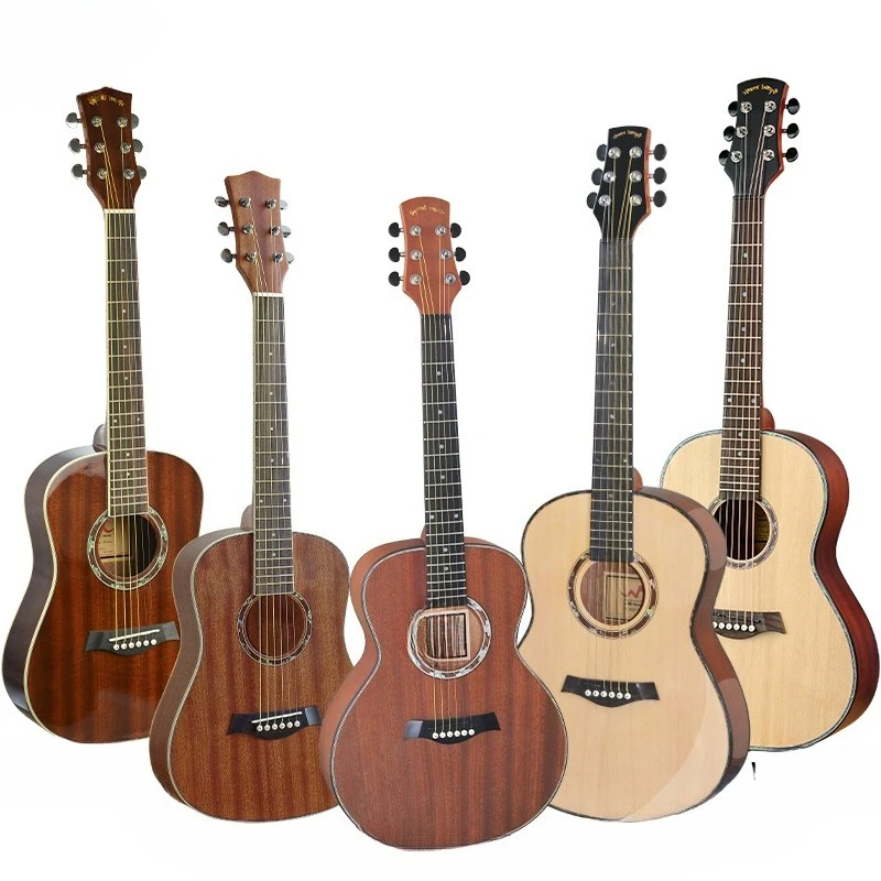 

34 inches 36 inches, folk guitar, full sapphire cloud sand bright matte, craftsmanship, beginner