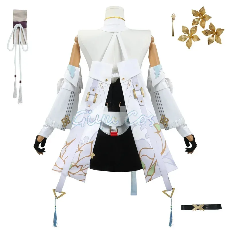 

DY20Baizhi Косплей Костюм Wuthering Waves Карнавальная форма Парик Аниме Костюмы на Хэллоуин Женские наряды с игровыми персонажами25