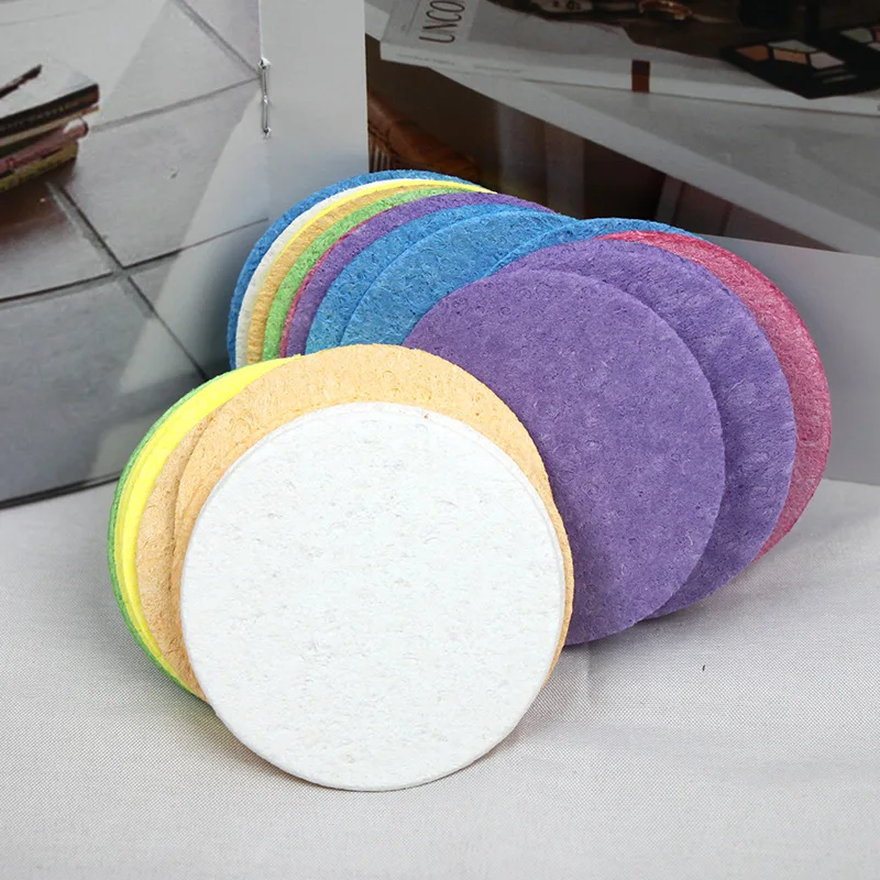 Esponjas de hidroterapia cosmética adecuadas para limpieza diaria, 5 esponjas faciales comprimidas, eliminación de maquillaje y exfoliación