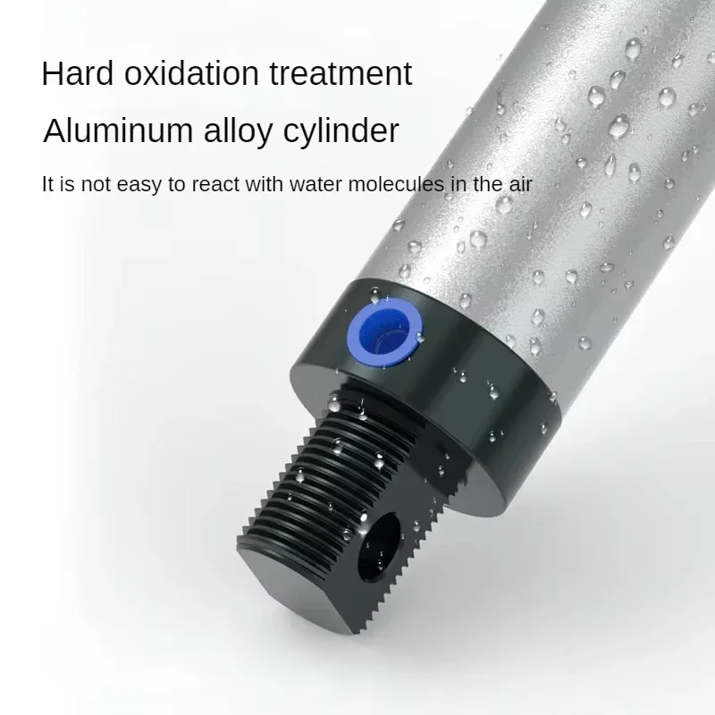 MAL Series Mini Pneumatic Cylinder 16mm Bore 25/50/100/150/200/300/450mm Stroke Double Acting Aluminum Alloy Air Cylinder