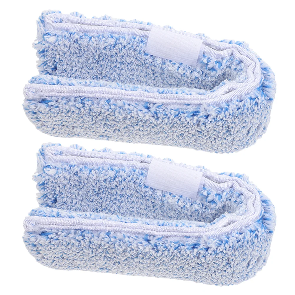 

Glass Cleaning Pad 2 Pcs Reusable Microfiber Replacement Pads for Window Scrubber Washable Refill Cleaning Equipment Tools