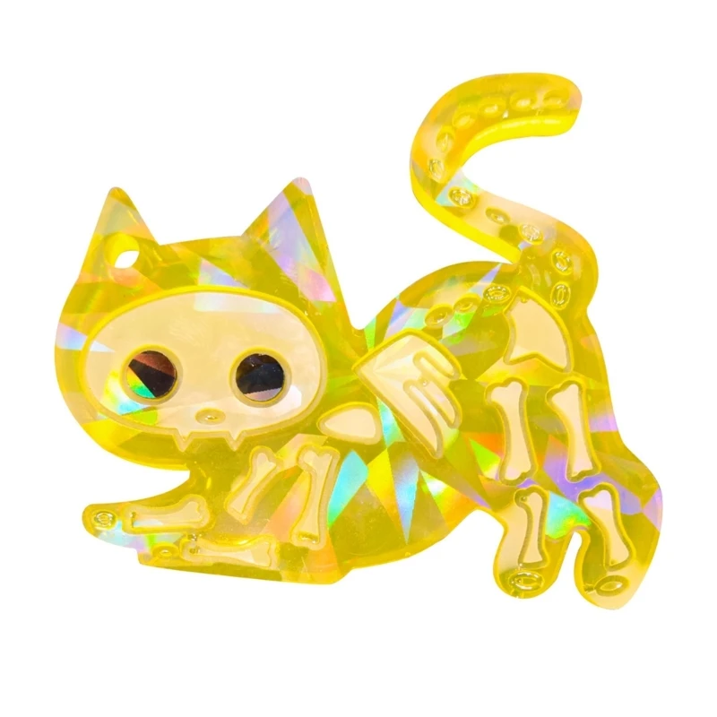 Lindo gato moldes silicona molde holográfico llavero pendiente colgante herramienta fabricación