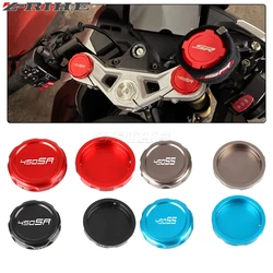 For CFMOTO 450 SR SS 450SR 450SS 2022 2023 2024 2025 2026 Upper Shock-Absorbing Trim Covers Upper Top Axle Steering Rod Nut Bolt