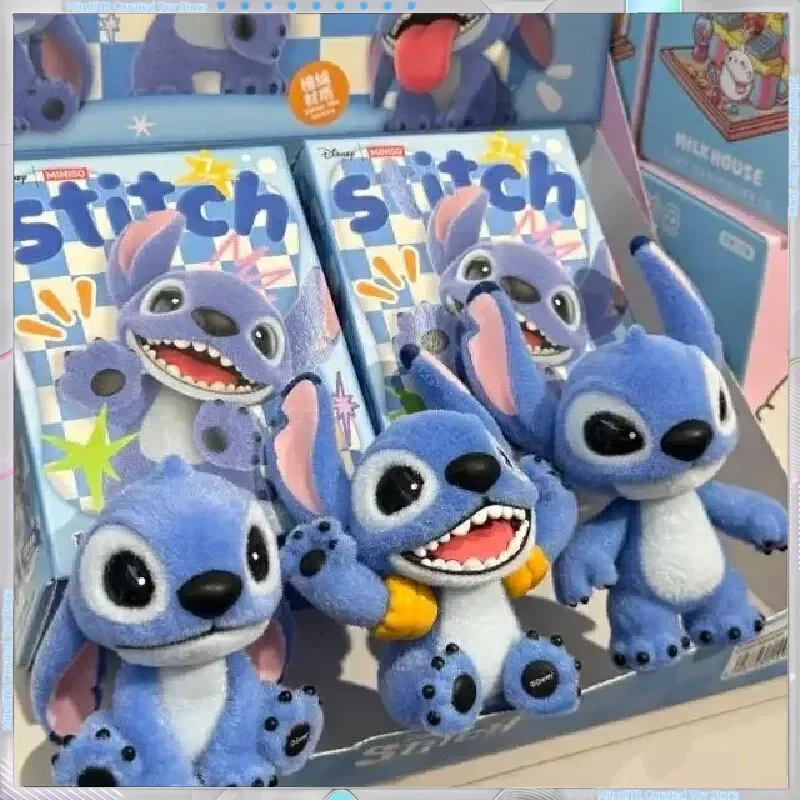 Miniso Stitch Fluffy Adventure Long Series Plush Blind Box  Desktop Decoration Toy For Birthaday And Holiday Gift In Stock