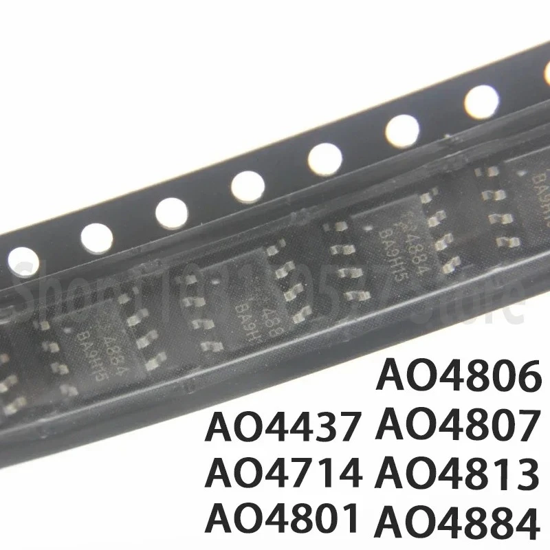 10piece AO4437 AO4714 AO4801 AO4806 AO4807 AO4813 AO4884 SOP8
