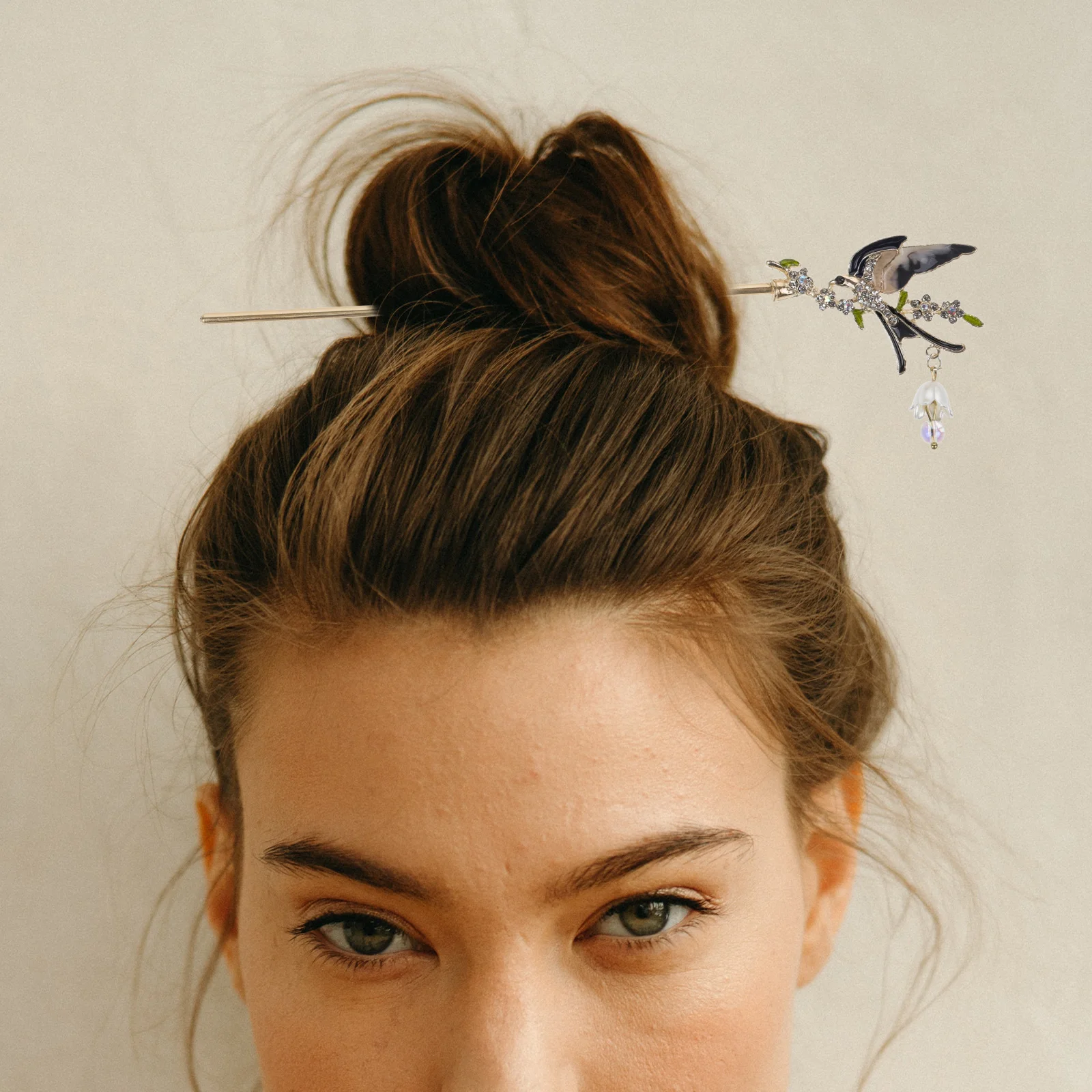 

Vintage Hair Chopstick Ancient Style Hairpin Retro Chic Hairstyle Accessory for Women Long Hair Bun Decoration