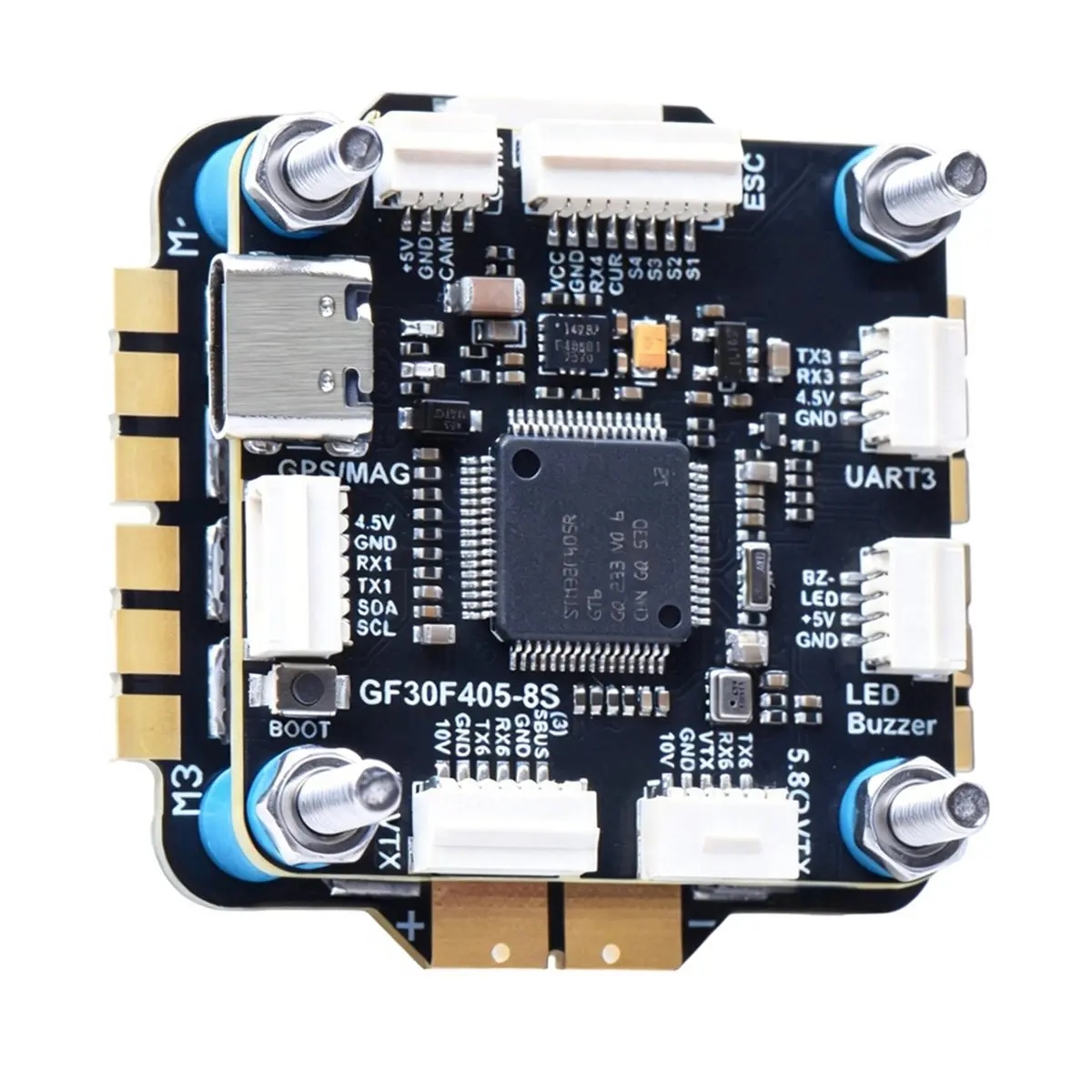 [2026 Trend]F405 GF30F405 -8S Stack with 8S AM32 80A 4-in-1 ESC Combo for FPV Racing Freestyle Drone F405 Stack