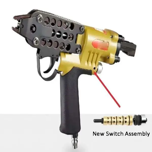 

SC7C Пневматический инструмент для гвоздезабивателя с C-образным кольцом Пневматический пистолет для гвоздей C-типа Плоскогубцы для свиновых колец Пневматический инструмент SC7E