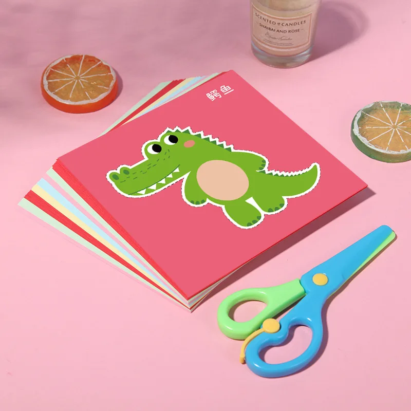 Livre découpé en papier fait à la main, 96 pièces, jouets artisanaux pour enfants, bricolage, dessin animé, Scrapbooking, jouets d'art en papier, jouets d'apprentissage pour enfants, cadeaux