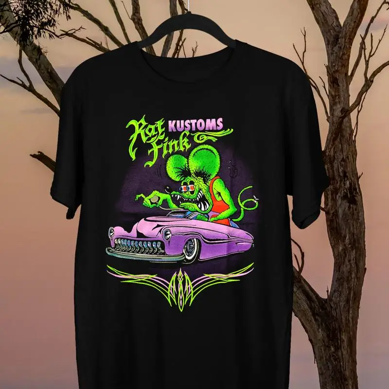 New Ed Roth Rat Fink Kustom For Fan Black All Size T Shirt