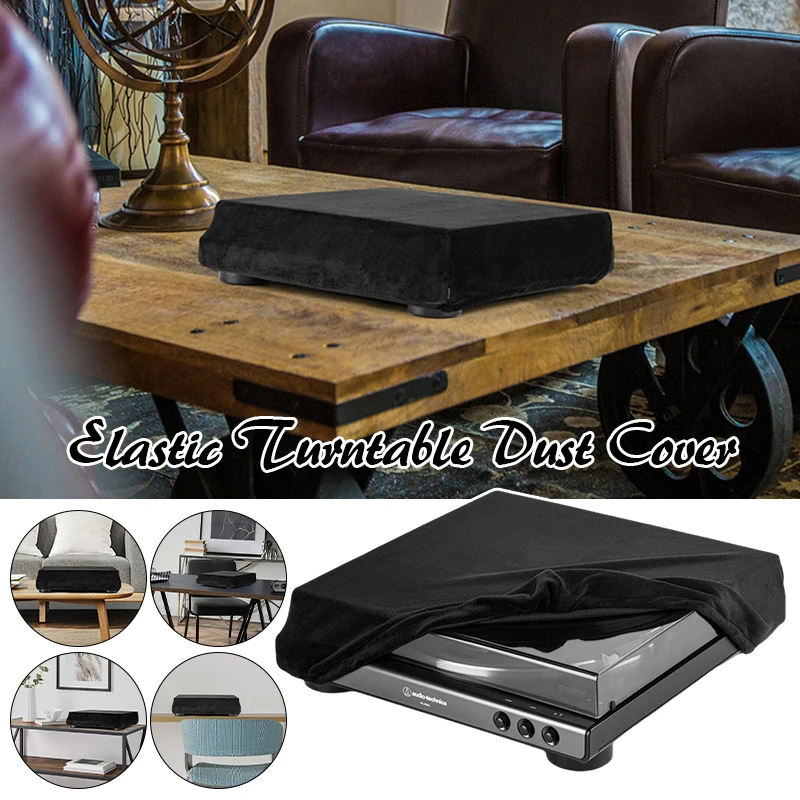 

Vinyl Record Player Dust Proof Cover Soft Spandex Elastic Record Player Protective Covers Suit For Audio-Technica AT-LP60XBT