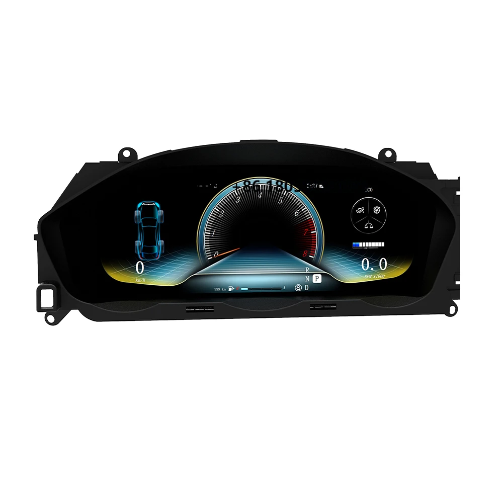 

12.3" LCD Digital Dashboard Cluster for Benz C W204 NTG4.5 2012-2014 LHD Speedometer Virtual Instrument Panel Cockpit Meter