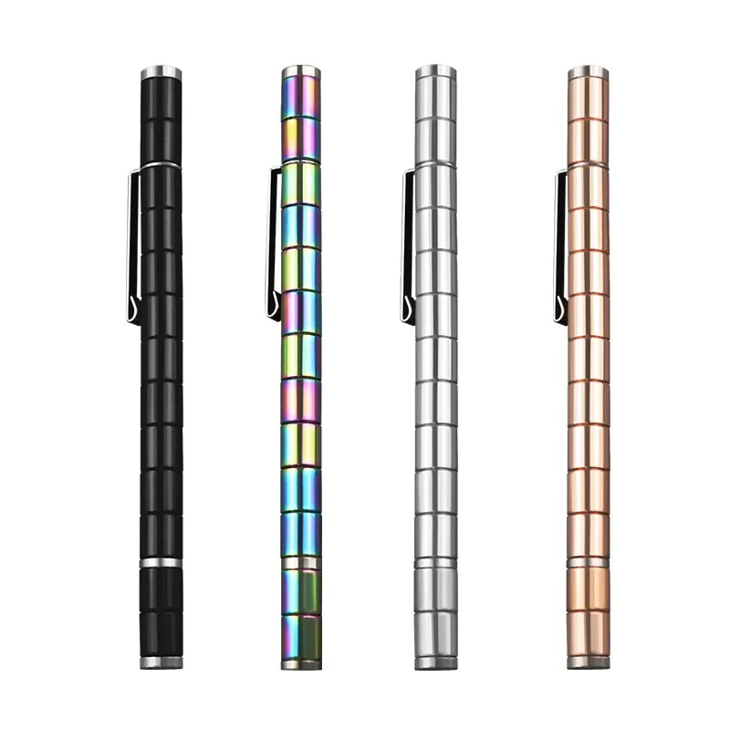 Antistress Fidget Pen with Magnetic Stylus Pen Writing Deformable Toy Stress Reliever Finger Spinning Gifts