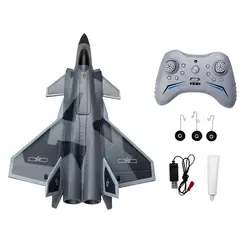 J20 Fighter przenośne ładowanie wielofunkcyjne USB FX9630 zdalnie sterowany samochód Mini RC Model samolotu prezenty dla dzieci początkujących dziewcząt chłopców