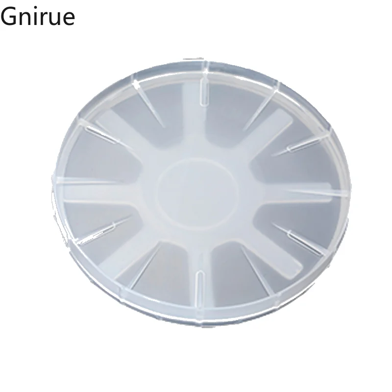 Gnirue 10pcs 4.3, 2, 1, and 6-inch Silicon Wafer Round Boxes/storage and Preservation