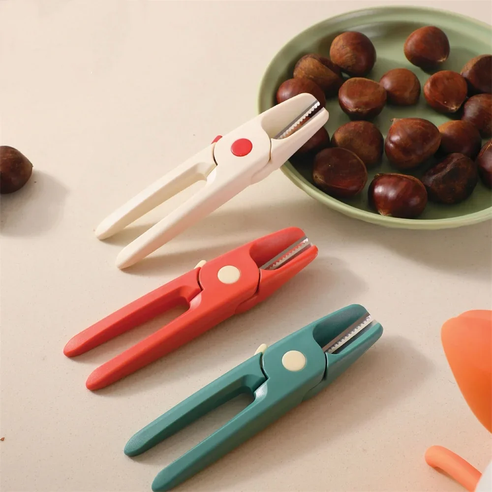 Chestnut Cutter Chestnut Opener Household Multifunctional Peeling Tools Chestnut Nuts Walnut Cutter Walnut Clip Kitchen Gadgets