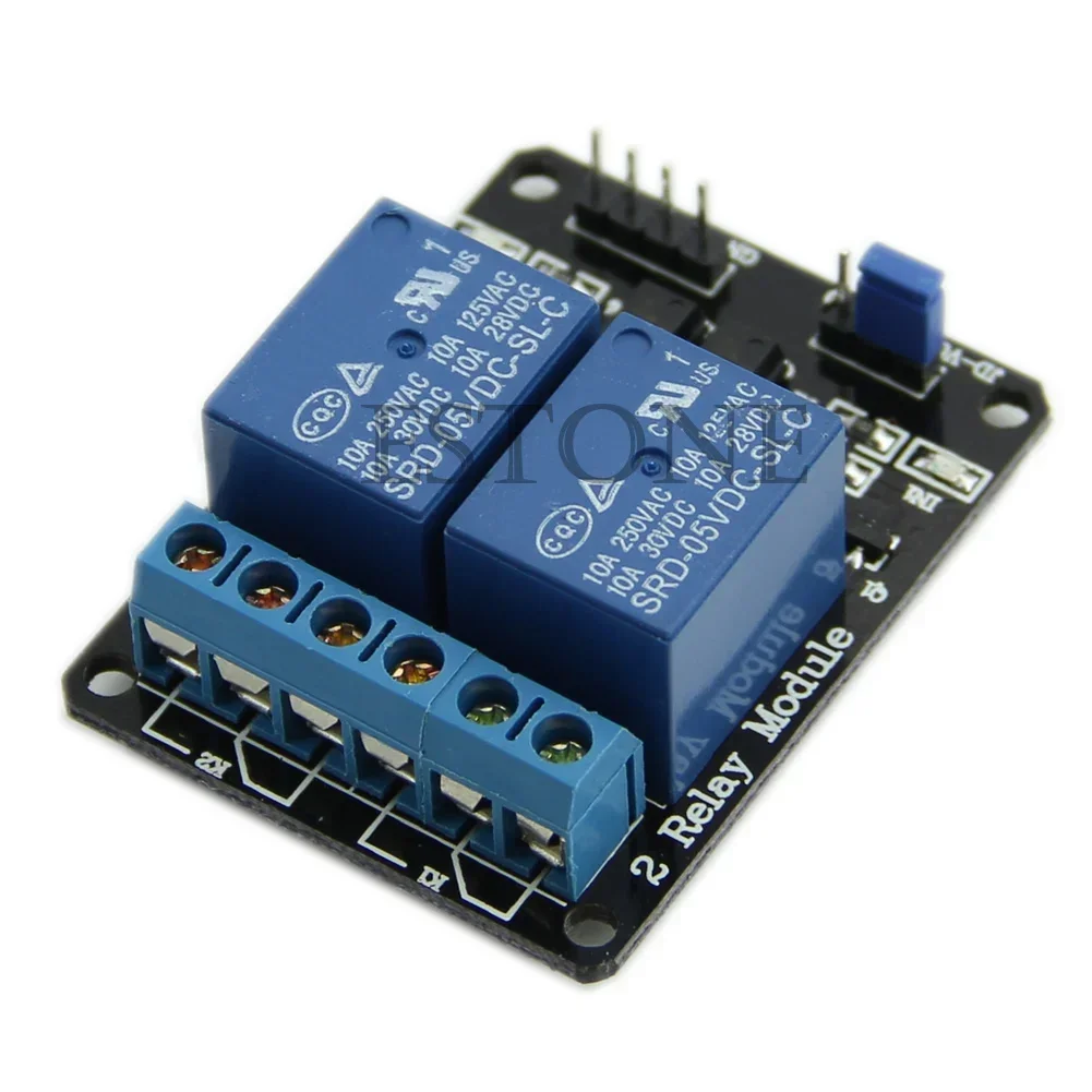 1Pc 5V 2 Two Channel Module With Optocoupler For PIC ARM AVR