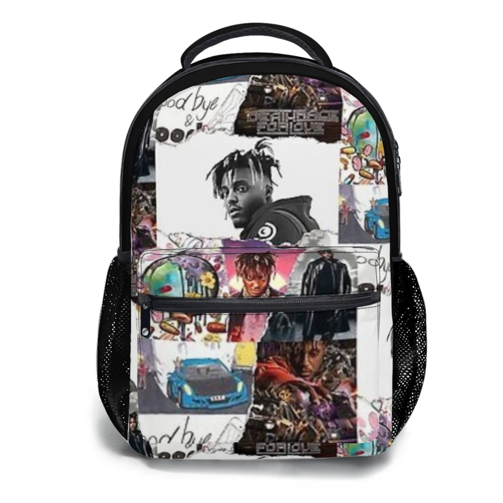 Juice WRLD New Female Fashion girls High Capacity Waterproof College Backpack Trendy Girls Laptop School Bags 17inch ﻿ ﻿