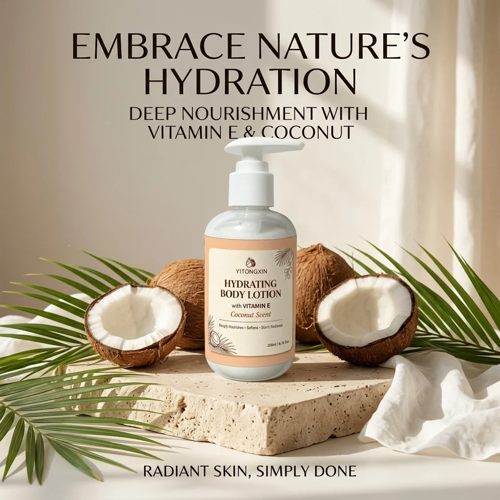 1 Bottle Vitamin E Body Lotion Tropical Paradise Retreat Golden Vitamin E Enriched for Supple Freshness & Vibrant Skin Finish
