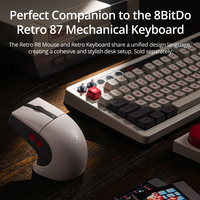 8BitDo Retro R8 N edition Gaming Mouse Wireless with Charging Dock Gaming Accessories Bluetooth Wireless 2.4G Wired USB