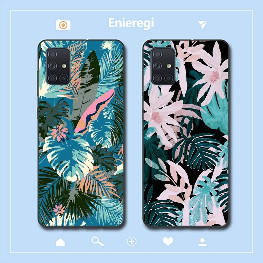 

Monstera Green Leaves Phone Case For Samsung A 10 11 12 13 20 21 22 30 31 32 40 51 52 53 70 71 72 73 91 13 shell