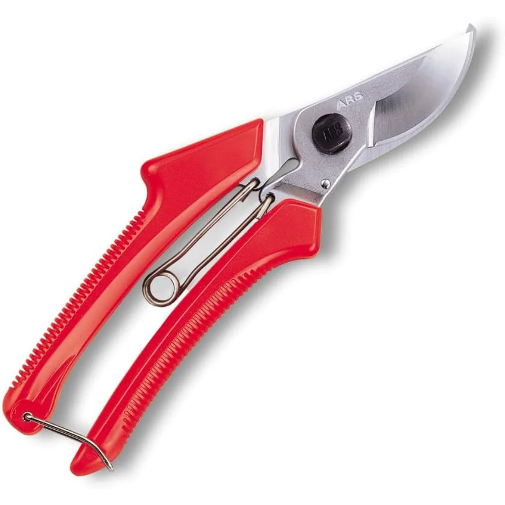 ARS 120DX 8-Inch Precision Pocket Secateur Heavy Duty Pruner Red
