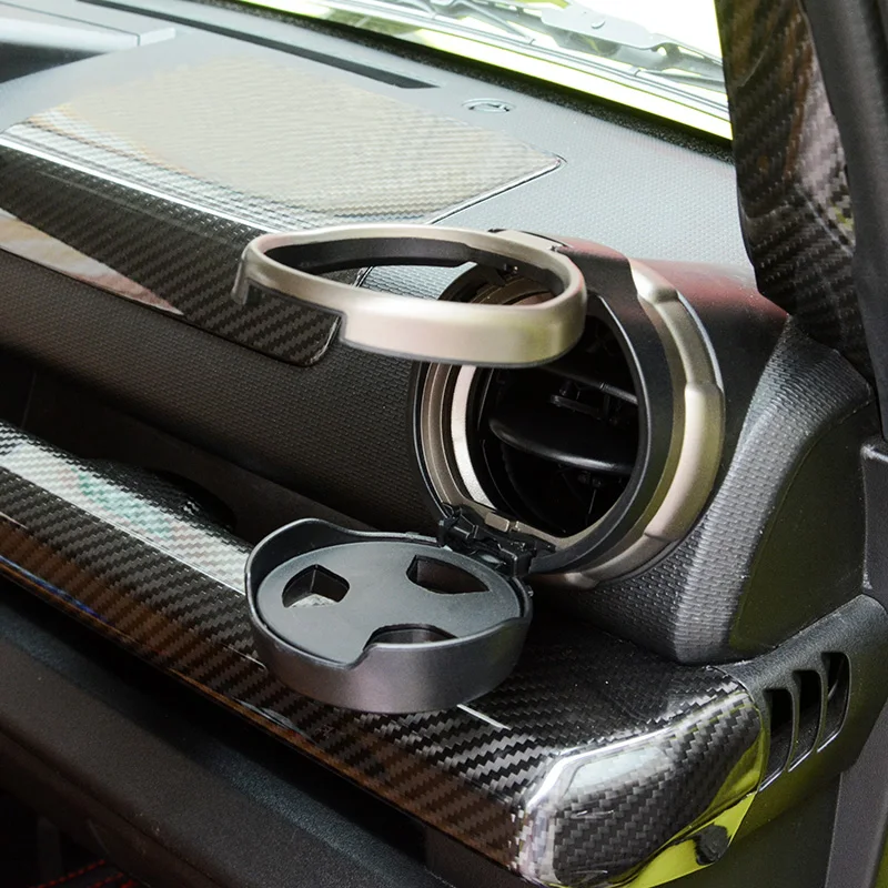 

Foldable Car Cup Holder Air Vent Outlet Drink Coffee Bottle Rack Stand Custom for Suzuki Jimny JB64 JB74 Interior Accessories