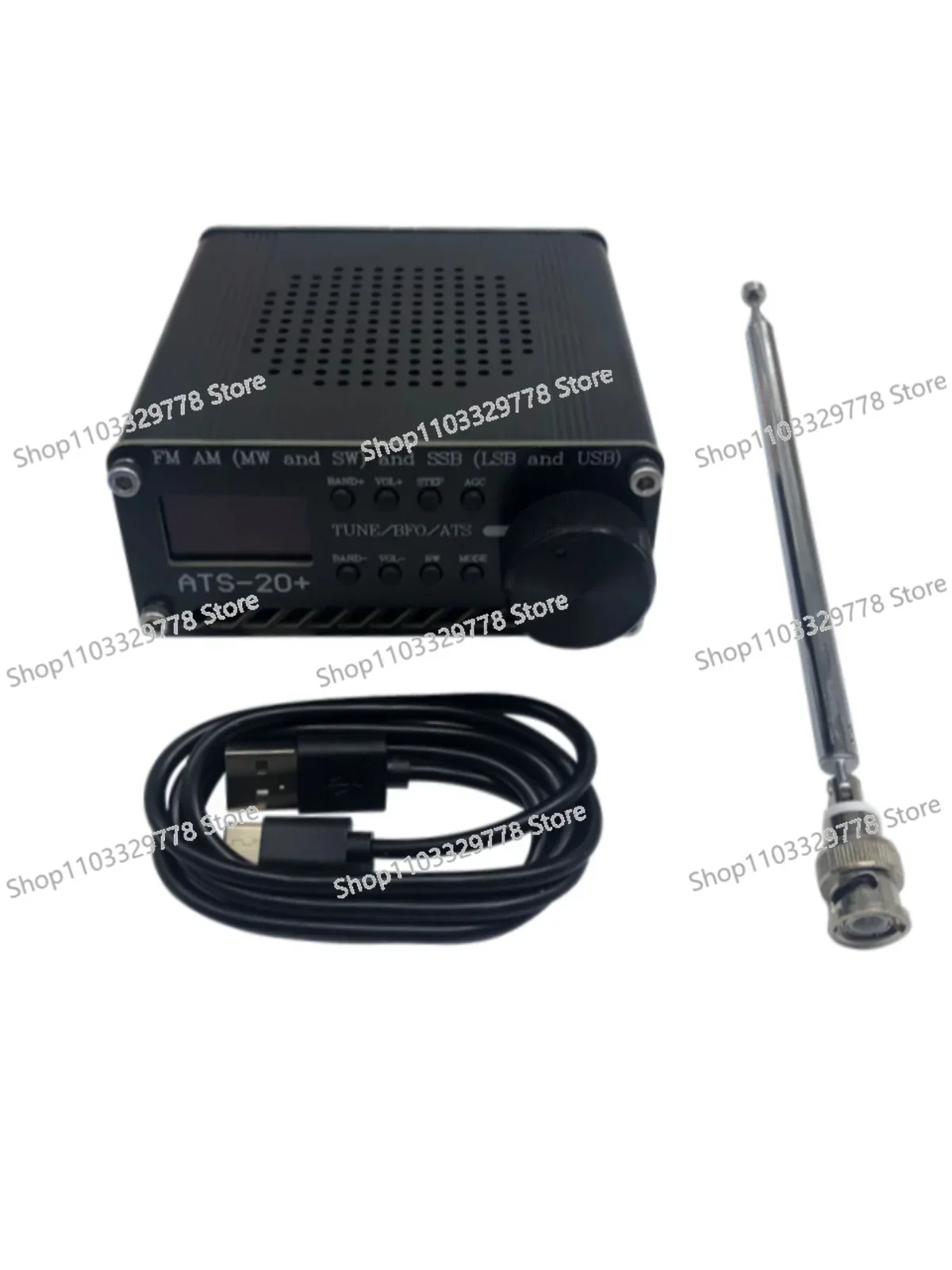 ATS-20 Full Band Radio Receiver FM AM SSB LSB USB Portable Receiver Radio