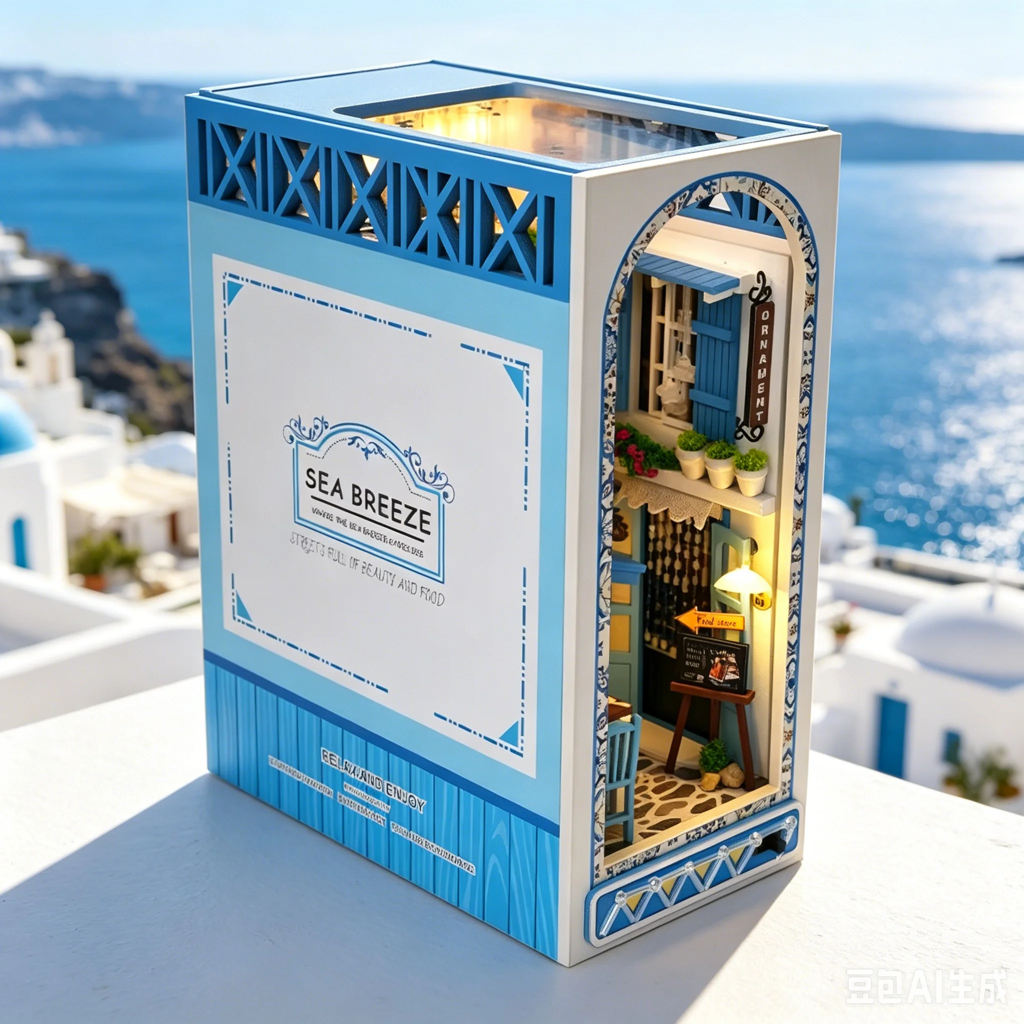 book-nook-kit-small-house-end-miniature-assembled-3d-model-creative-birthday-gift-decoration