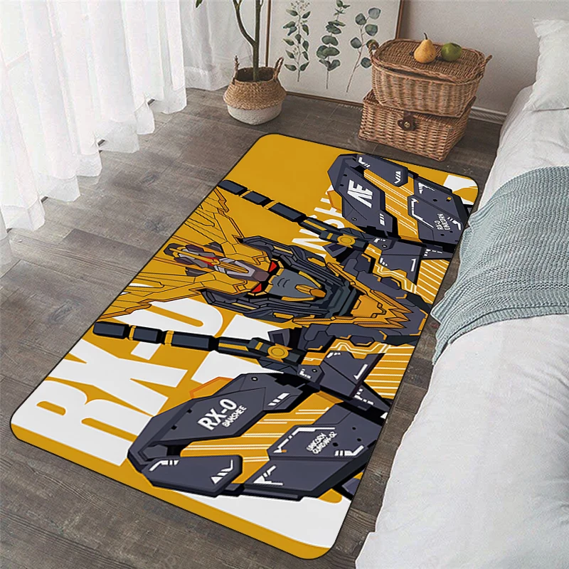 Gundam Bath Mat Bedroom Carpet for Kitchen Doormat Entrance Door Balcony Room Mats 40x60 Absorbent Bathroom Rug Foot House Rugs