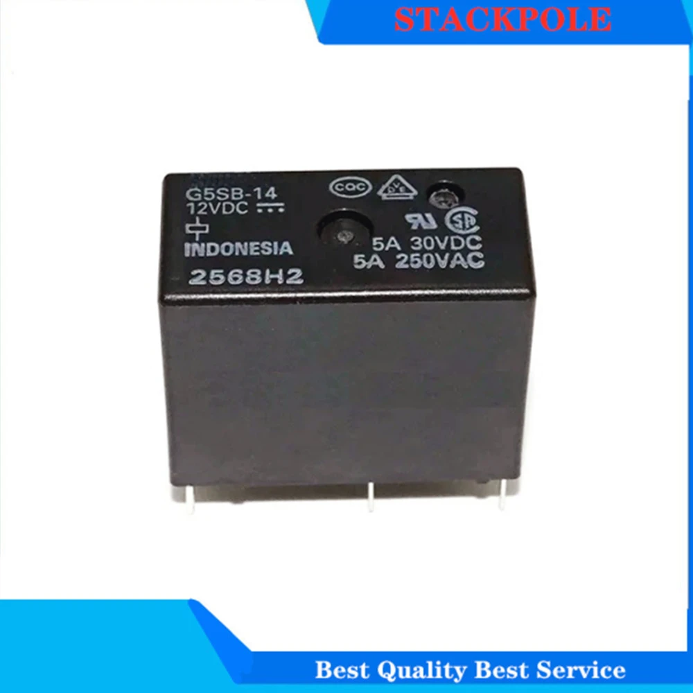 

5pcs/lot 100%Original New Relay G5SB-14-12VDC G5SB-14-5VDC G5SB-14-12VDC G5SB-14-24VDC G5SB 14 12VDC G5SB14 5A 5PIN 12V