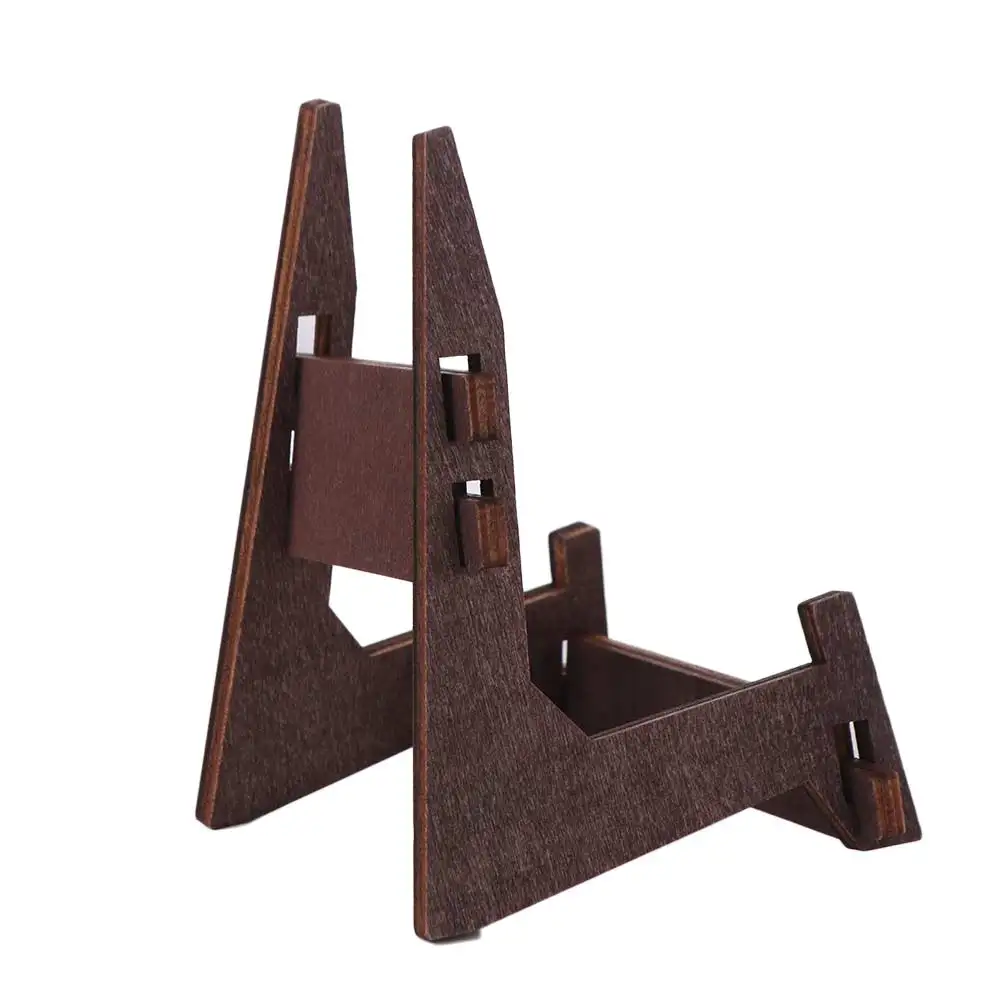 4.5/6/8 بوصة حامل عرض فني مضاد للانزلاق إطار صورة عتيق حامل خشبي متعدد الأغراض حامل عرض الكتب لوحة