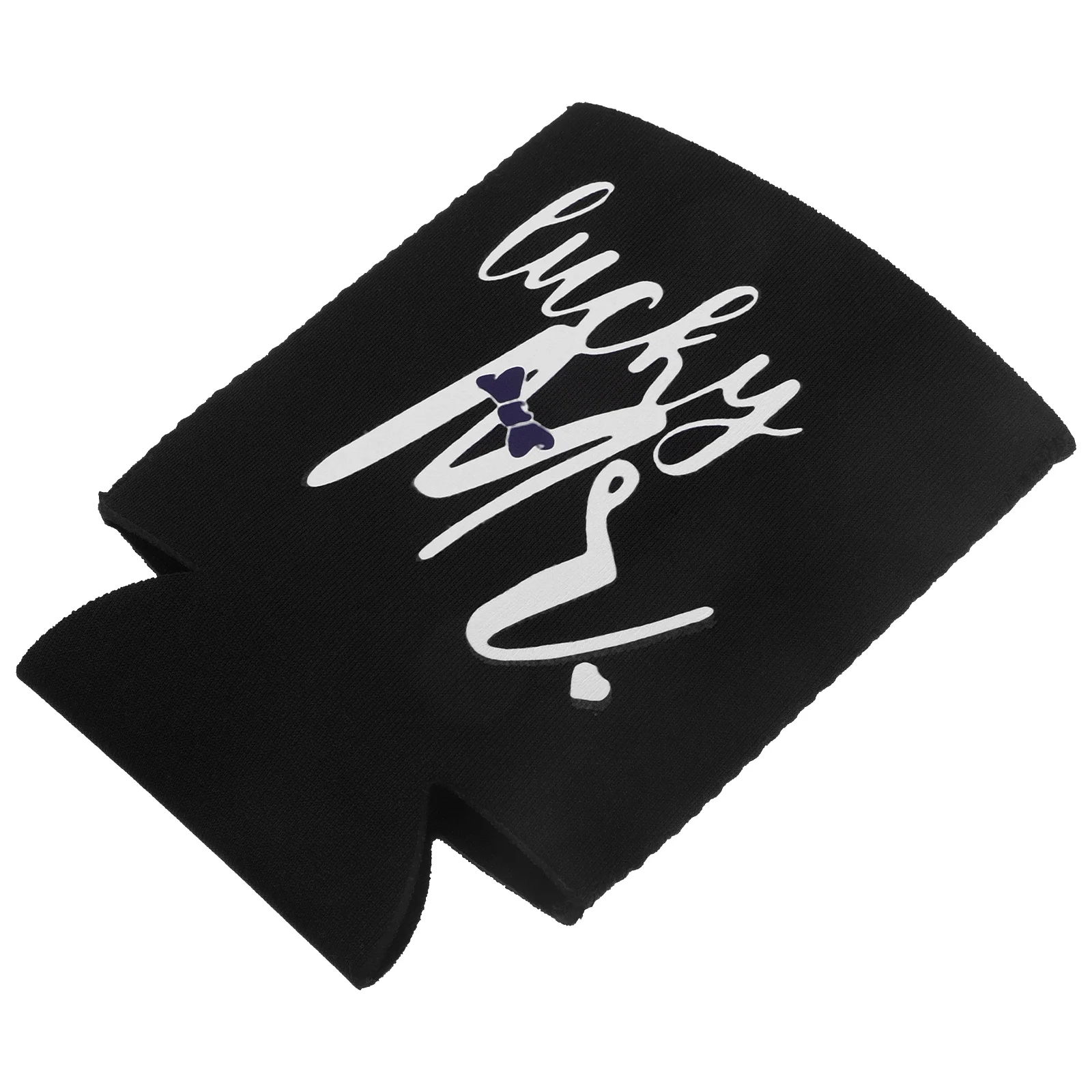 

Reusable Beer Can Sleeves Black Versatile Cup Covers Heat Resistant Insulated Drink Cans Cooler Bars Travel Cloth Material