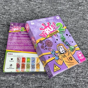 VIRUS VIRUS2 ألعاب الورق بطاقة الوالد الطفل لعبة تفاعلية لعبة لم شمل الأسرة أعلى 6 مبيعات لبطاقات الكوكايين - رقم 1